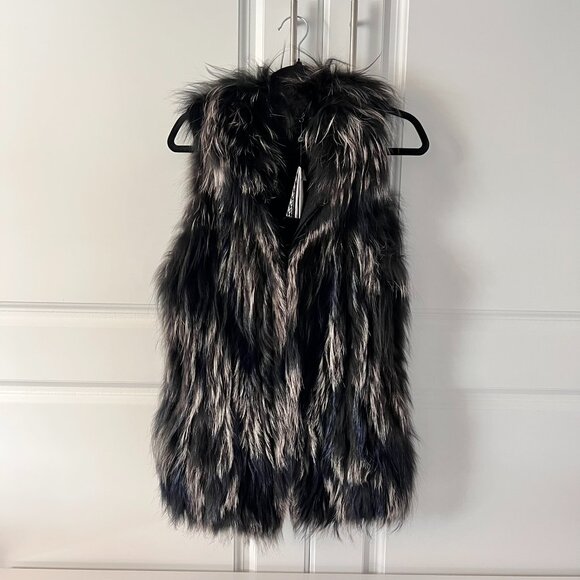Diane Von Furstenberg Genuine Fox Fur Vest - Picture 5 of 16